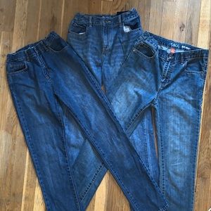 3 pairs sz 14 skinny Children’s Place denim